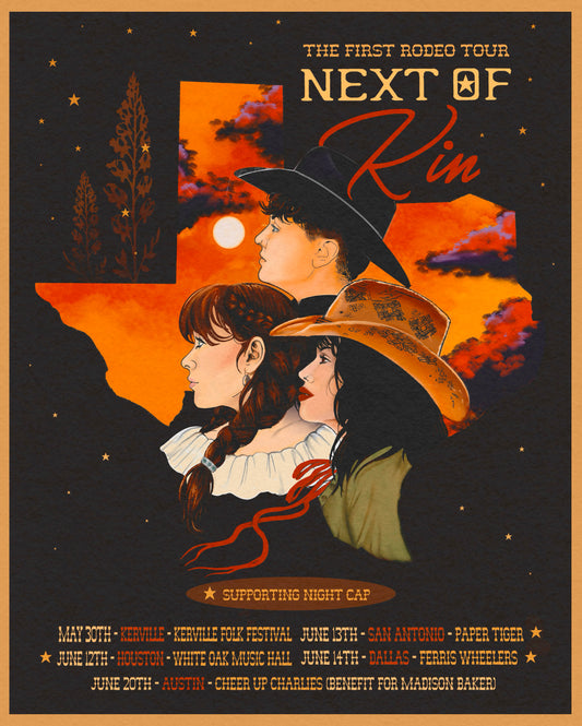 June Texas Tour Poster